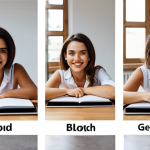 Here are three image generation prompts based on the provided text and table: